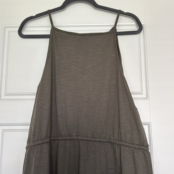 Army Green Maxi Dress - Picture 4 of 4